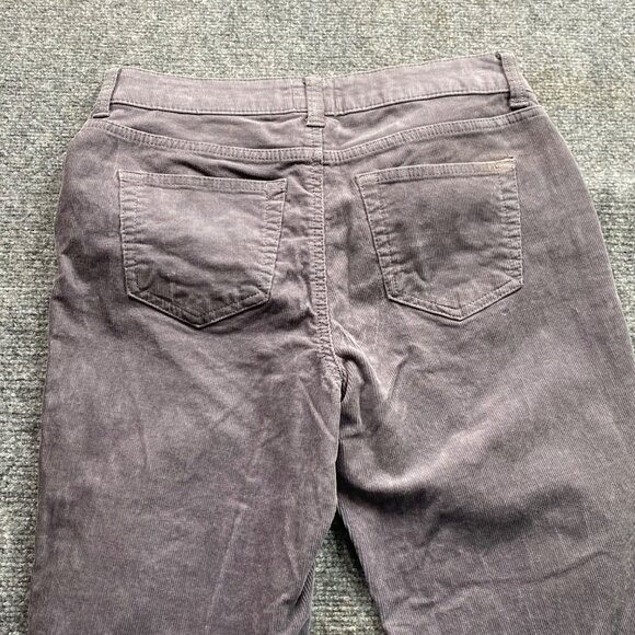 St John's Bay‎ Pants Women's 4 Gray Corduroy Straight Leg 29x32 Business Causal - Picture 10 of 12